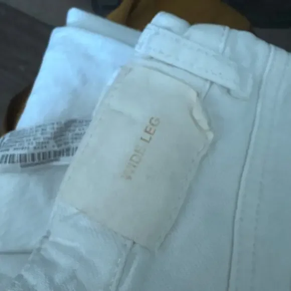 Zara Girls Size 9 White wide leg Jeans - Picture 5 of 8